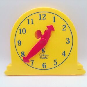 Golden Books Booktivity Time To Tell Time Clock Toy Only 2000